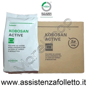 CONFEZIONE KOBOSAN 5 BUSTE 500 GRAMMI ORIGINALE VORWERK FOLLETTO - 51391 - Foto 1 di 1