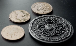 Blutschwur Marker Continental Coin Wick, John Cards Set Adjudicator Coin Hotel - Bild 1 von 15