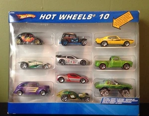 NIB Hot Wheels Set Of 10 Cars - Picture 1 of 1