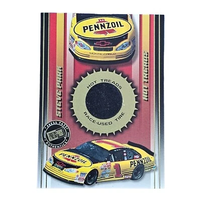 2002 Press Pass Hot Treads Race-Used Tire Steve Park SP #'d /2300 - Image 1 of 2