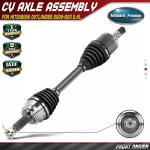 Front Left CV Axle Assembly for Mitsubishi Outlander 2008 2009 2010-2011 L4 2.4L - Picture 1 of 9