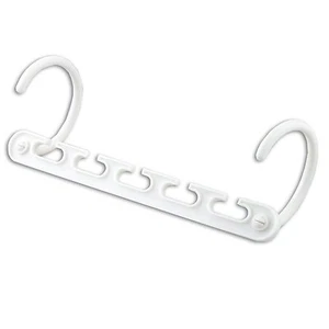Clothes Hanger Rack Portable Plastic Hook Closet Organizer Triples Space 8 Piece - Picture 1 of 3