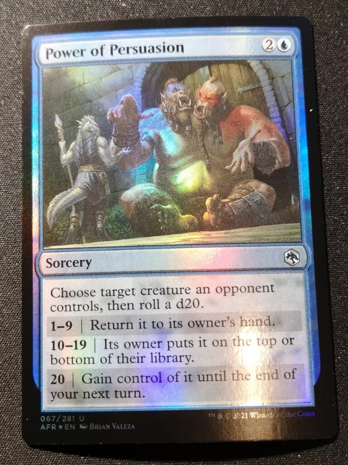 Power Of Persuasion - Foil - AFR - MTG - EN - NM - 067/281 - Image 1 of 1
