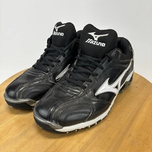 Mizuno 9 Spike Classic G6 Low Switch Men's Baseball Cleats Black White US 8.5 - Picture 1 of 11