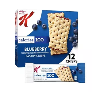 KELLOGG'S SPECIAL K PASTRY CRISPS BLUEBERRY (5.28oz box 12 Crisps) - Picture 1 of 11