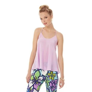 Camiseta sin mangas Lilly Pulitzer Maisy XS púrpura camisola informal para mujer” - Imagen 1 de 7