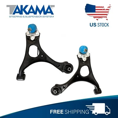 Pair Front Lower Control Arms w/ Ball Joints for Honda Civic 2006-2011 Acura CSX - Image 1 of 4