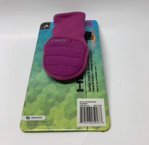 Head Jr.  Girl's Hybrid Mittens Raspberry XS Ages 2-4 - Picture 1 of 2