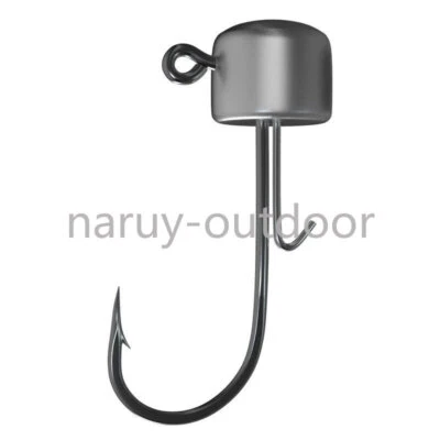 25PCS Ned Rig Jig Heads Weedless Unpainted Bass Crappie Trout Worm Hook - Image 1 of 4