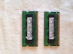 (2)Samsung 512MB PC2-5300S-12-A3 M470T6554EZ3-CE6 - Picture 1 of 1