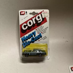 CORGI JUNIOR J18 -- JAGUAR XJS - GREEN WITH JAGUAR DECALS NEW - Picture 1 of 8