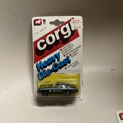 CORGI JUNIOR J18 -- JAGUAR XJS - GREEN WITH JAGUAR DECALS NEW - Image 1 of 4