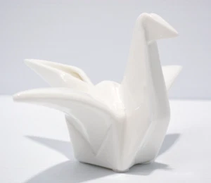 Origami Ceramic Bird Decor Unbranded 15x19x11 cm - Picture 1 of 10