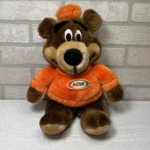 De colección A&W CERVEZA DE RAÍZ Oso de Peluche Rooty Juguete Retro Peluche Publicidad - Imagen 1 de 15