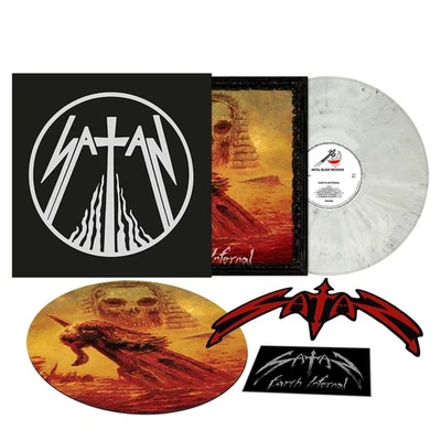 SATAN - Earth Infernal (Special Edition) - Vinyl-LP - light grey marbled Vinyl - Bild 1 von 2