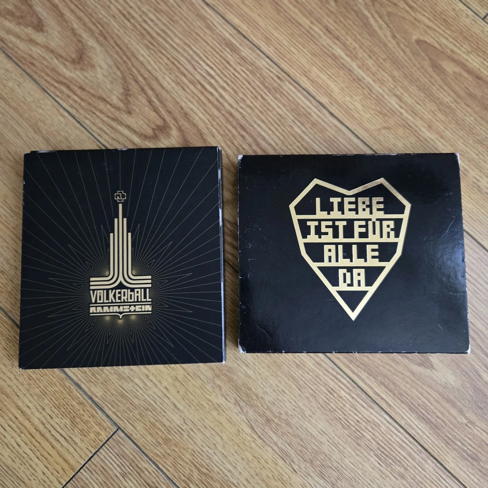 Rammstein Volkerball DVD+CD Digipak & Liebe Ist Für Alle Da 2CD Deluxe Lot Foto 1 de 4