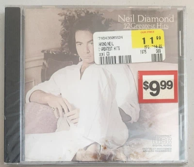 NEW - NEIL DIAMOND - 12 Greatest Hits Vol. II (1990) - Compact Disc CD - SEALED - Image 1 of 2