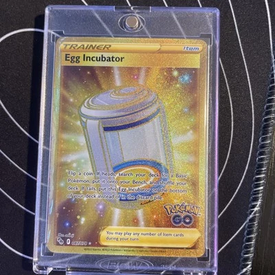Pokemon Egg Incubator Pokemon GO 087/078 Secret Rare Gold Near Mint - Image 1 of 2