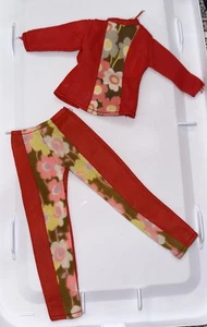 Vintage Barbie Clone Fashion Mod Floral Hosenanzug 60er Jahre sehr guter Zustand lebendig - Bild 1 von 7