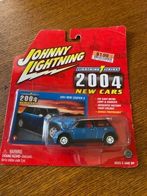 Johnny Lightning 2004 Mini Cooper S Lightning Strike Collectible Unopened - Image 1 of 3