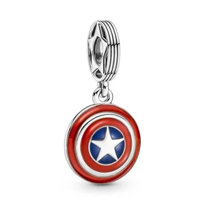 Pandora Charm 790780C01 Marvel The Avengers Captain Americas Schild Charm 925/- - Bild 1 von 1