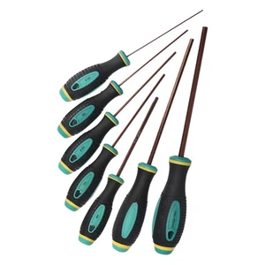 Destornillador magnético de larga longitud con agarre antideslizante para diversas aplicaciones - Imagen 1 de 12