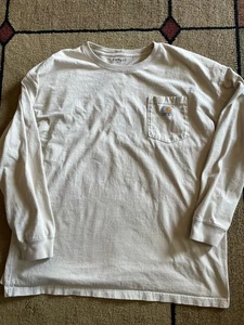 Carhartt K126-SND Men's Long Sleeve Shirt Size 2XL Sand Color - Picture 1 of 4