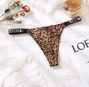 VICTORIA SECRET SEHR SEXY BRASILIANISCHES HÖSCHEN GLANZTRÄGER GR. (L) ANIMAL PRINT - Bild 1 von 5