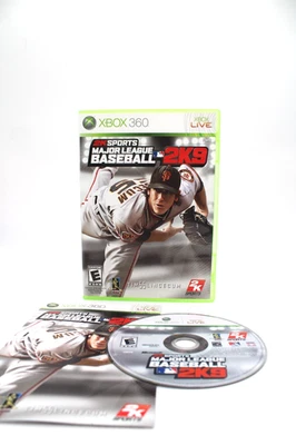 Refurbished Xbox 360 MLB 2K9 2009 Baseball Complete CIB Excellent Mint Pristine - Image 1 of 4