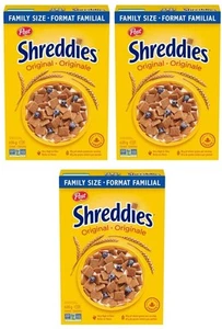 Post Shreddies Breakfast Cereal, Family Size, 635g (3 Pack) - Picture 1 of 8