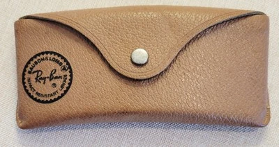 Ray Ban B&L LARGE LEATHER SUNGLASSES CASE FITS 64mm VINTAGE AVIATORS! CASE ONLY - Image 1 of 4