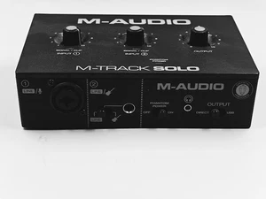 M-Audio M-Track Solo USB audio Interface - Not Tested - Picture 1 of 6