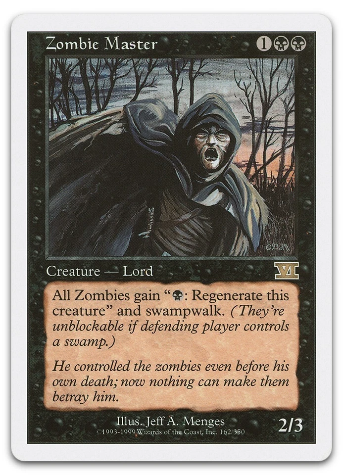 Zombie Master #162 (LP) Classic Sixth Edition 6ED Magic MTG - Image 1 of 1