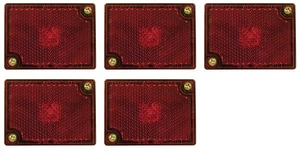 Set of 5 Clearance Light - Red - Picture 1 of 3