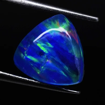 2.10 Ct Fire Opal Doublet Trillion Cabochon Sparkling Gemstone - Image 1 of 4
