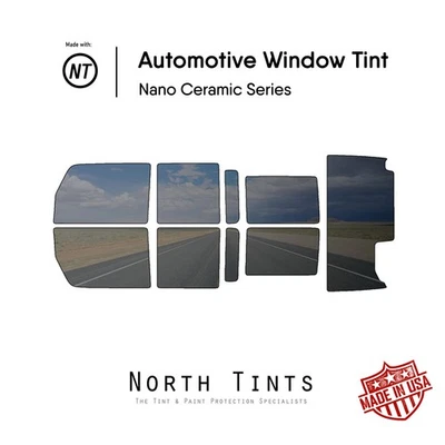 Nano Ceramic PreCut Window Tint Film Glass for Jeep Wrangler 2007-2010 4 Door - Image 1 of 4