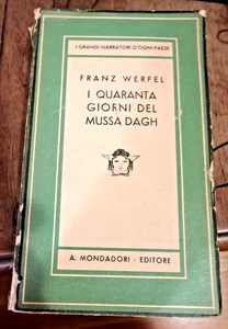 1942 "I QUARANTA GIORNI DEL MUSSA DAGH - VOL 1° " FRANZ WERFEL MONDADORI MEDUSA - Picture 1 of 1