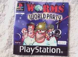 74368 Folleto de Instrucciones - Worms World Party - Sony PS1 Playstation 1 (2001) SL - Imagen 1 de 1