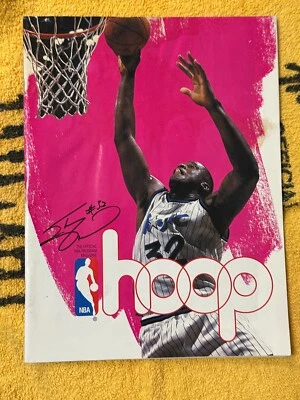 Revista programa juegos Shaq HOOP 1996 Lakers VS Magic BB#1_BA*1 Foto 1 de 4