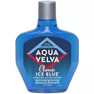 Aqua Velva after Shave Classic Ice Blue Soothes Cools and Refreshes Skin 3.5 Oun - Picture 1 of 6