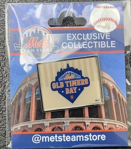 NY METS OLD TIMERS DAY PIN 2022 OTD CITI FIELD MLB BÉISBOL - Imagen 1 de 2