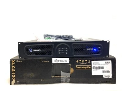 Crown XLC21300 2Ch 1300W Power Amp For Pro Cinema Apps #030232 (One)TRUEHEARTSND - Image 1 of 4