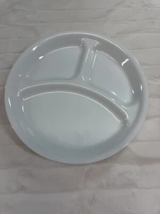 Corelle Livingware Winter Frost White 10.25" Divided Dinner Plate (Set of 8) - Picture 1 of 8