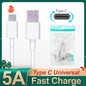 5A Charger for Samsung/Android Type C USB-C Fast Data Charging Cable Lead 1M - Picture 1 of 10