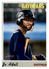 2019 Topps Heritage Minor League #114 Jo Adell Mobile BayBears