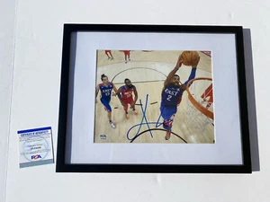 Foto enmarcada autografiada firmada por Kyrie Irving Brooklyn Nets PSA/DNA - Imagen 1 de 2