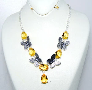 Damenanhänger charaktervoll Anhänger Sterling Silber 925 Edelstein Citrin - Bild 1 von 3