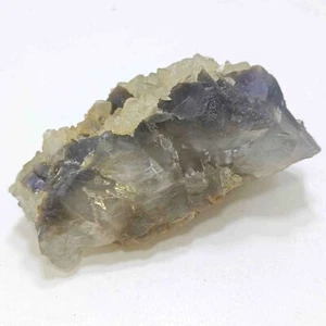 265 Grams Specimen of Light Black Cubic Fluorite with Light Yellow Calcite - Picture 1 of 6