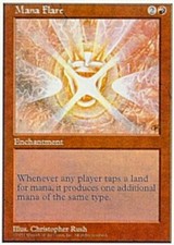 1x Mana Flare LP, English MTG Fifth Edition