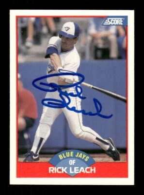 1989 Score 540 Rick Leach signed auto autograph  BXCP33 - Image 1 of 2